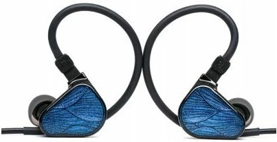 Kufje in-ear Truthhear ZEROBLUE2, dy driver dinamik 10mm+7.8mm, 3.5mm jack, 0.78mm 2-pin, blu, me kuti