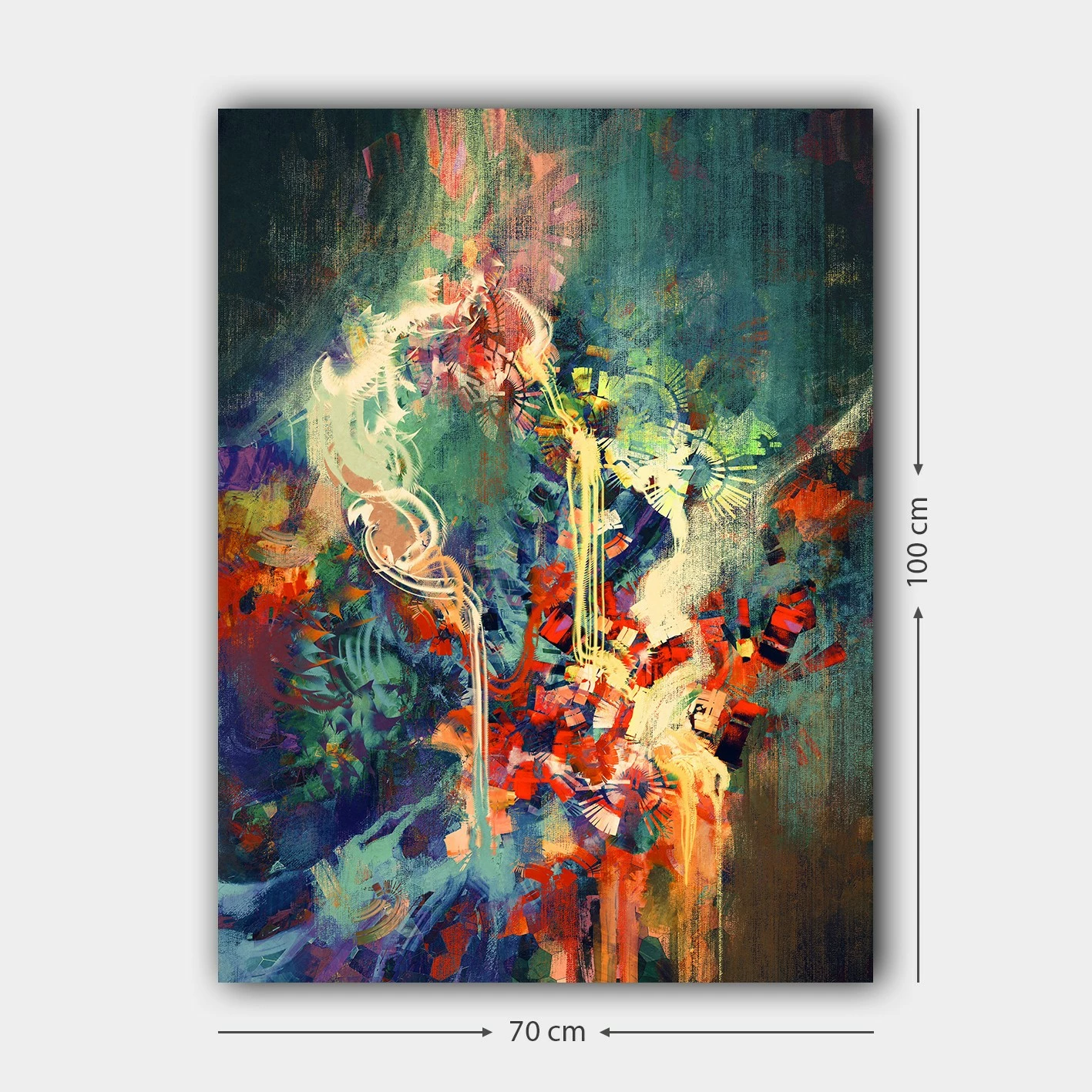 Pikturë dekorative në kanavacë, shumëngjyrëshe, Wallity, 70x100cm, 300140801_70100