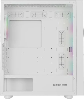 Kasë Natec Genesis Diaxid 605 ARGB, Midi Tower, e bardhë