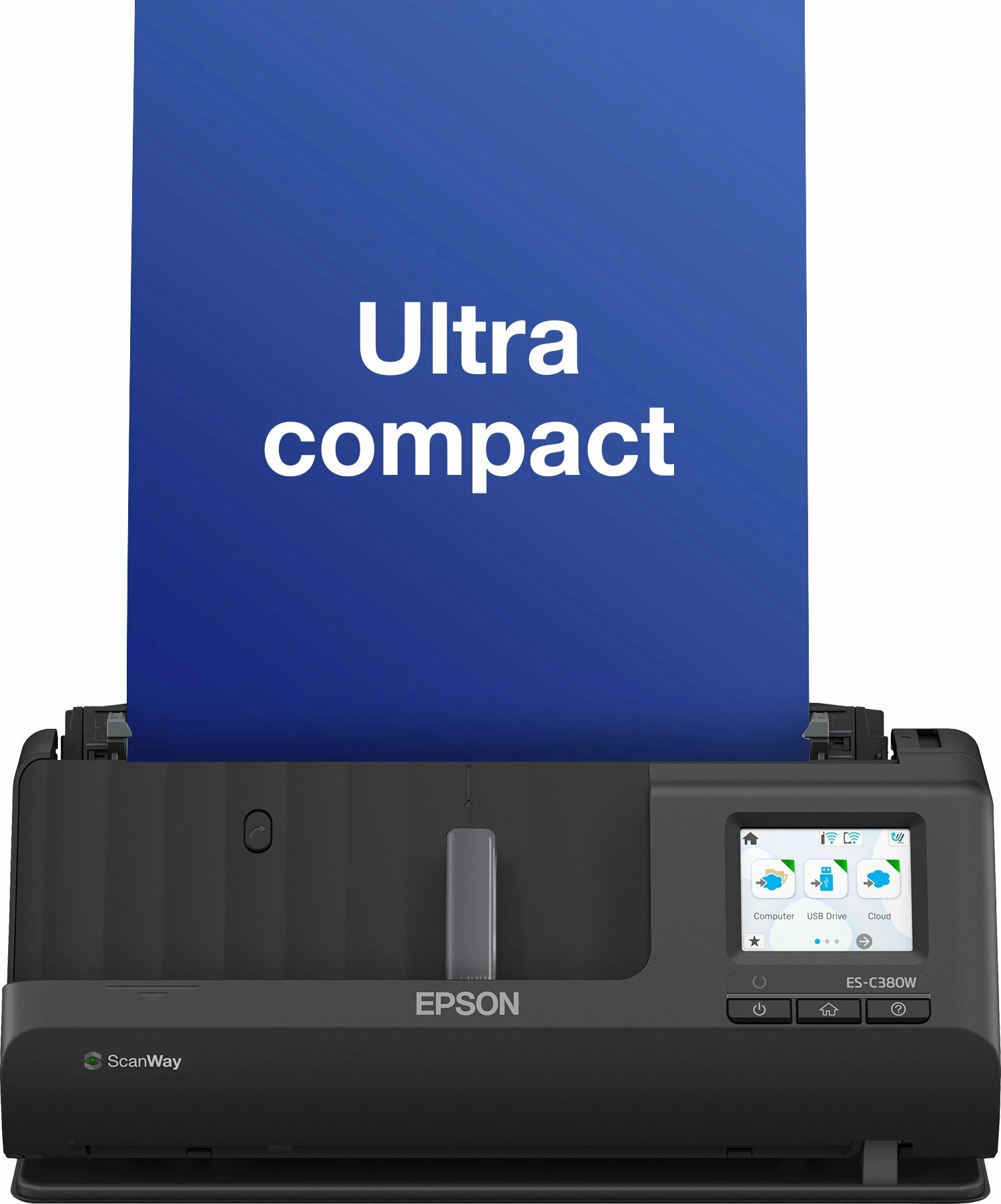 Skaner Epson ES-C380W (B11B269401) 600 dpi, duplex, me feeder, Wi‑Fi, i zi