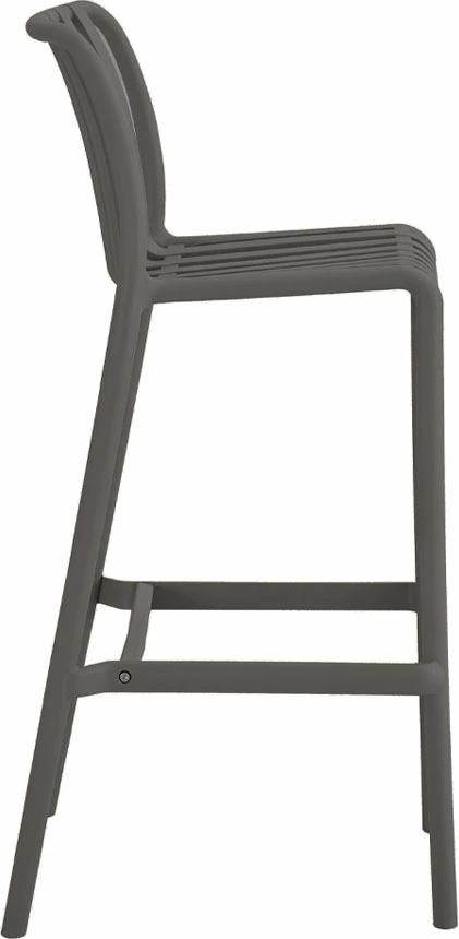 Karrige për bar Sticky, ngjyrë gri, 47x38x103.5 cm