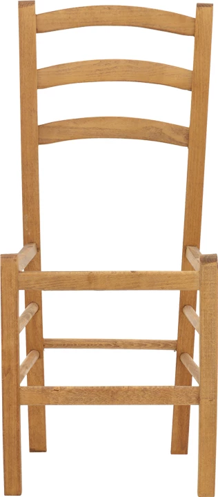 Karrige për kafene Paros dru ahu ngjyrë arre 41x42x92cm