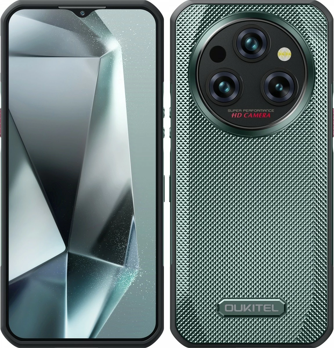 Celular, OUKITEL, WP35 Pro, 12/512GB, 6.6" FHD+, 5G, 11000mAh, IP68/IP69K MIL-STD-810H, Dual SIM, Green