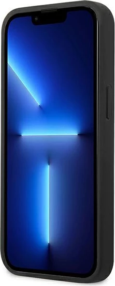 Mbështjellës Guess Saffiano 4G Metal Logo për iPhone 13 mini, Kaltër