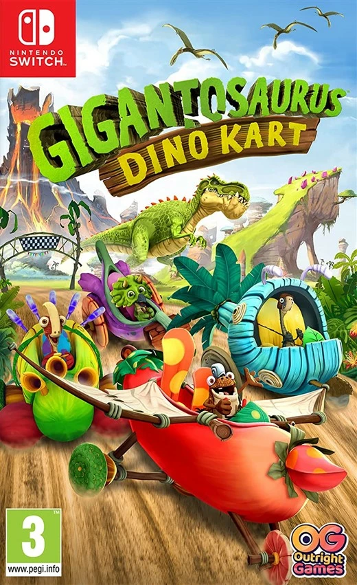 Lojë Nintendo Switch Outright Games Gigantosaurus: Dino Kart