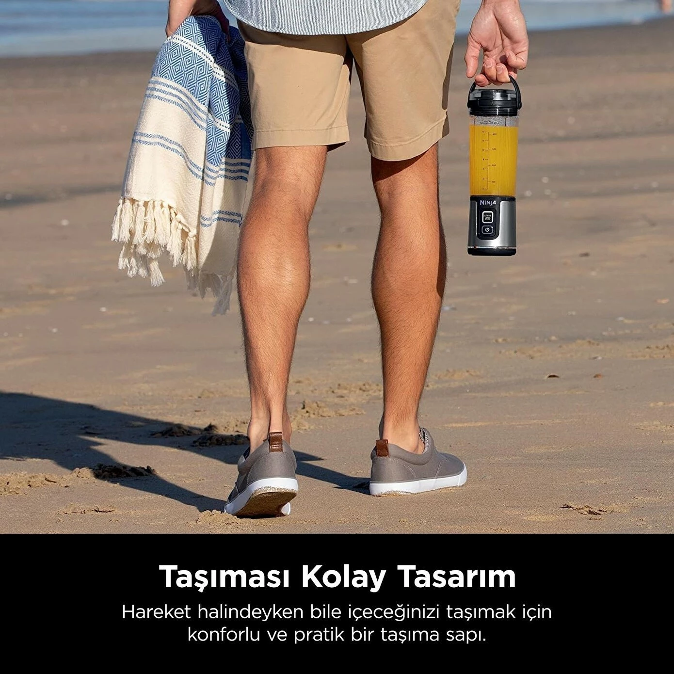 Mikser portativ Ninja BC151EUBK Blast, pa kabllo, i zi