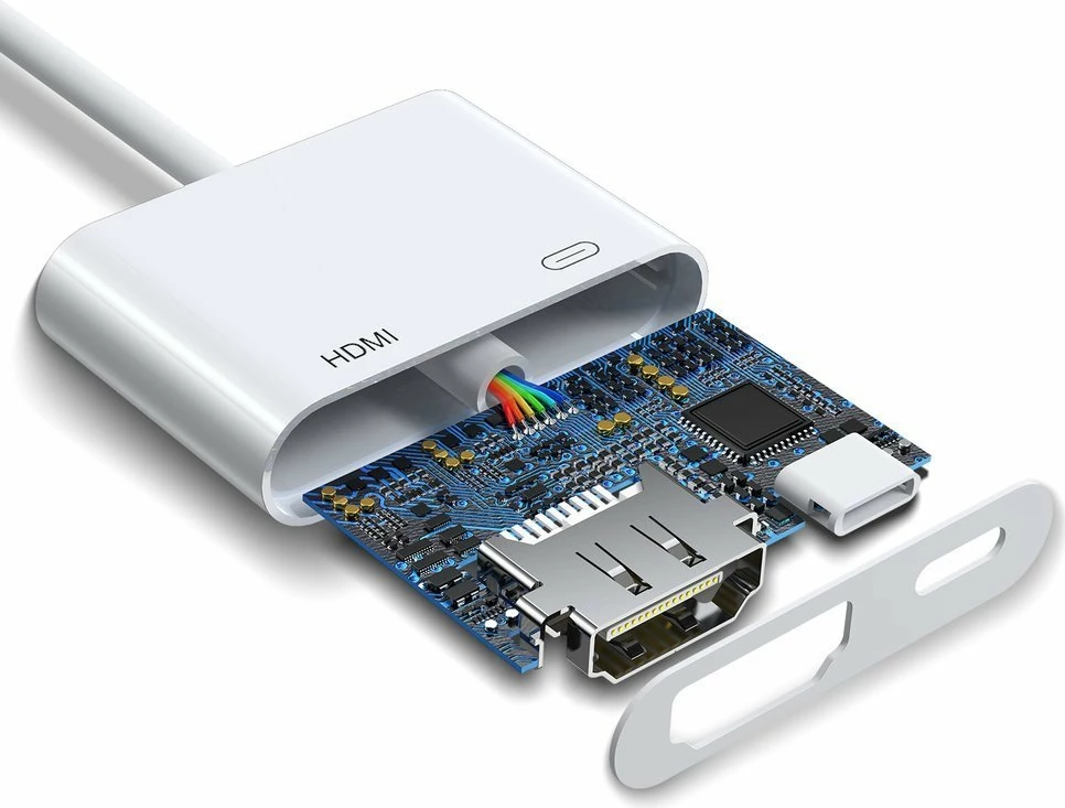 Adapter Joyroom S-H141, Lightning në HDMI 1080p 60Hz, i bardhë