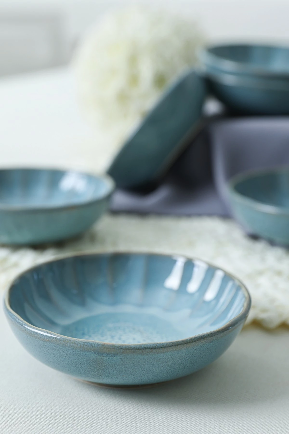 Set pjatash për meze (6 copë), Hermia Concept, ngjyrë turquoise, X00019038