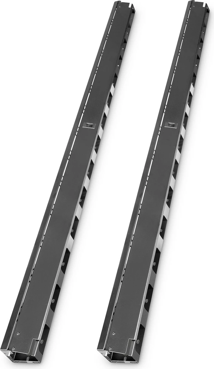 Panel për menaxhim kabllosh Digitus, 42U, 2 copë, për kasë serveri, 19 inç, ngjyrë e zezë