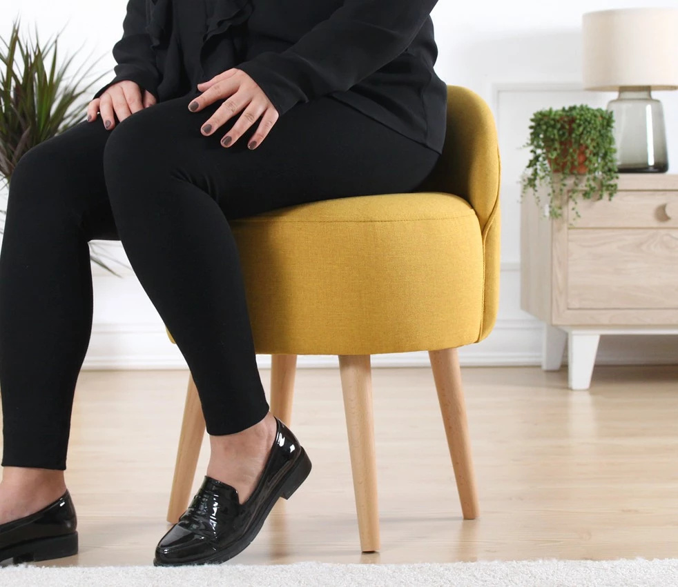 Puf Atelier del Sofa, Corvile, ngjyrë e verdhë