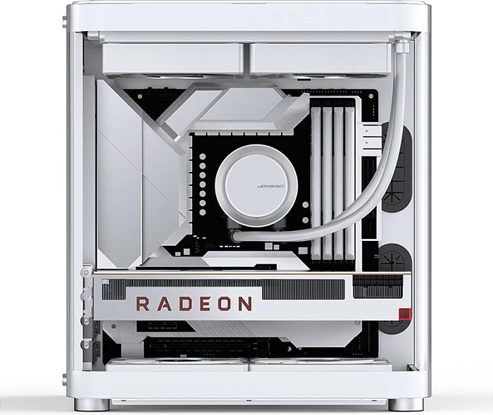 Kasë Jonsbo TK-1 2.0, Micro-ATX, tempered glass, e bardhë