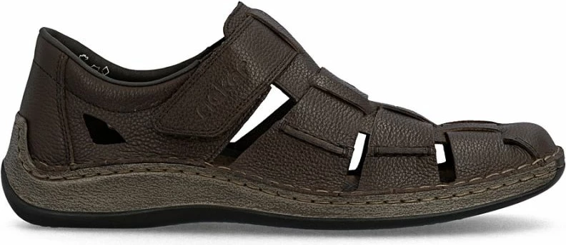 Këpucë lëkure meshkuj Rieker 05281-25, kafe