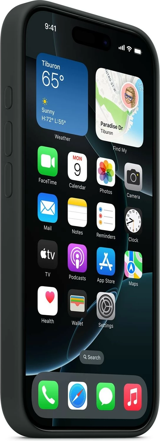 Apple iPhone 16 Pro - Silicone Case with MagSafe - Black