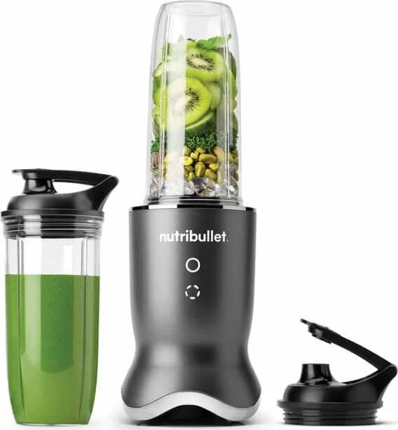 Blender personal Nutribullet Ultra 1200 NB1206DGCC 1200W, 900ml+700ml, 2 gota, 2 kapakë, gri