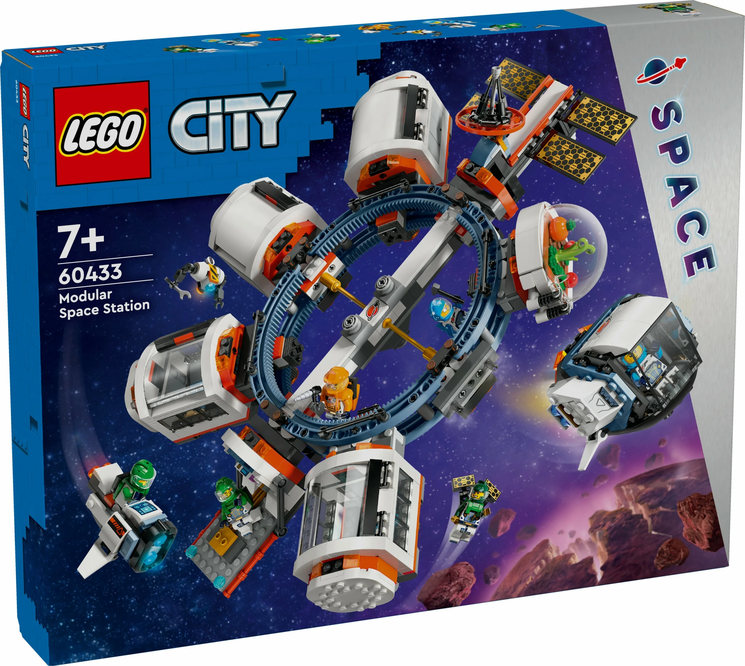 Set ndërtimi LEGO Modular Space Station 60433, 1097 pjesë, shumëngjyrësh