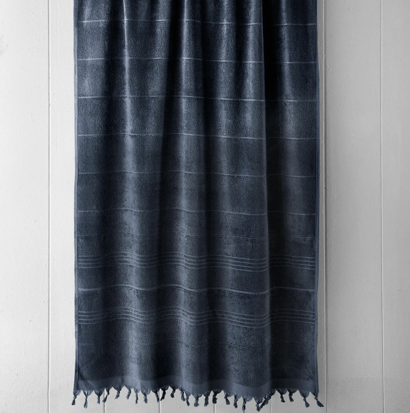 Peshqir plazhi Fouta, ngjyrë antracit, Mijolnir, Monaco, 95x180cm