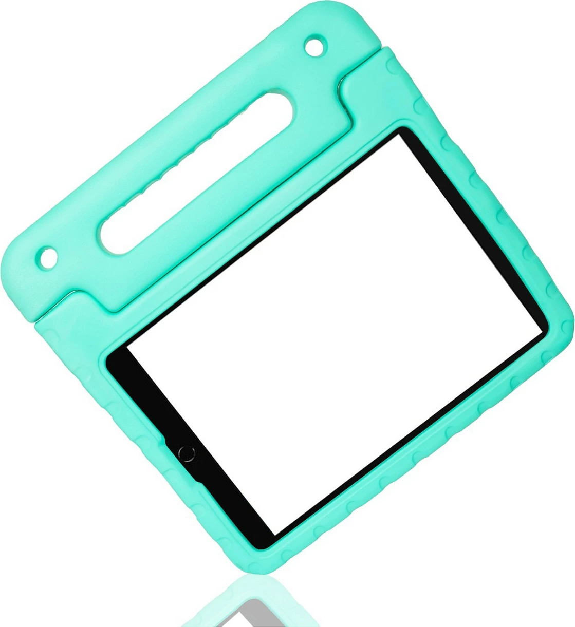Mbështjellës GoodConnections Alcasa I09KA për iPad 10.2" (8th/9th Gen), EVA, me Stand, Aqua
