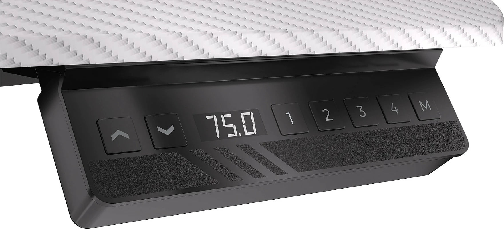 Tavolinë gaming Endorfy Atlas L Electric, 150x78 cm, ngritje elektrike, e bardhë