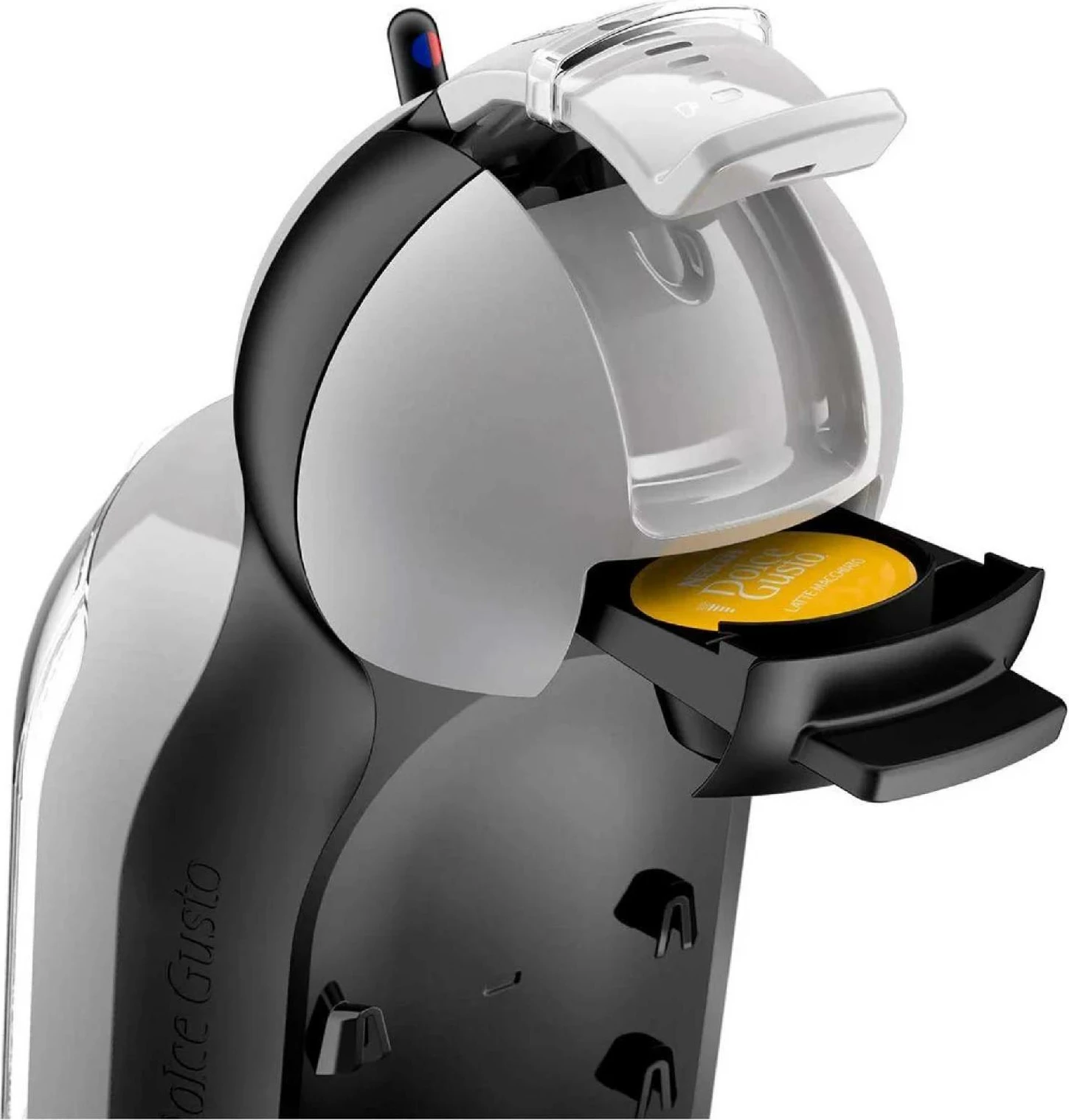 Aparat kafeje me kapsula Krups Dolce Gusto Mini Me KP123B10, 15 bar, gri arktik/zi