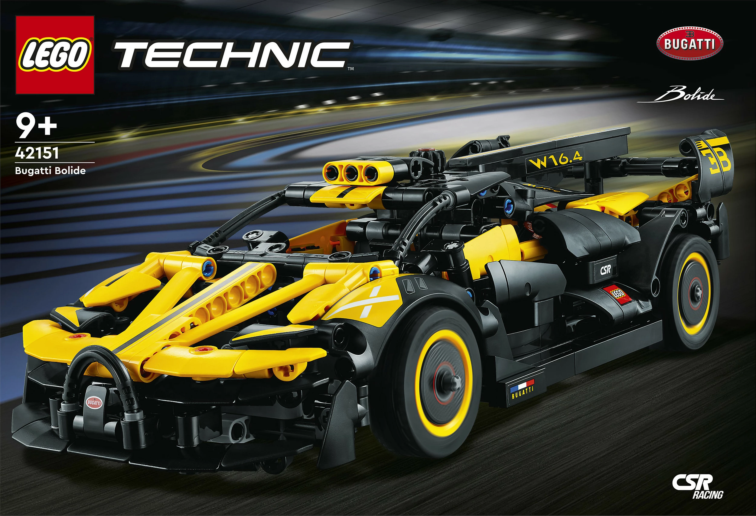 Set ndërtimi LEGO Technic Bugatti Bolide, 905 pjesë, plastikë, shumëngjyrësh