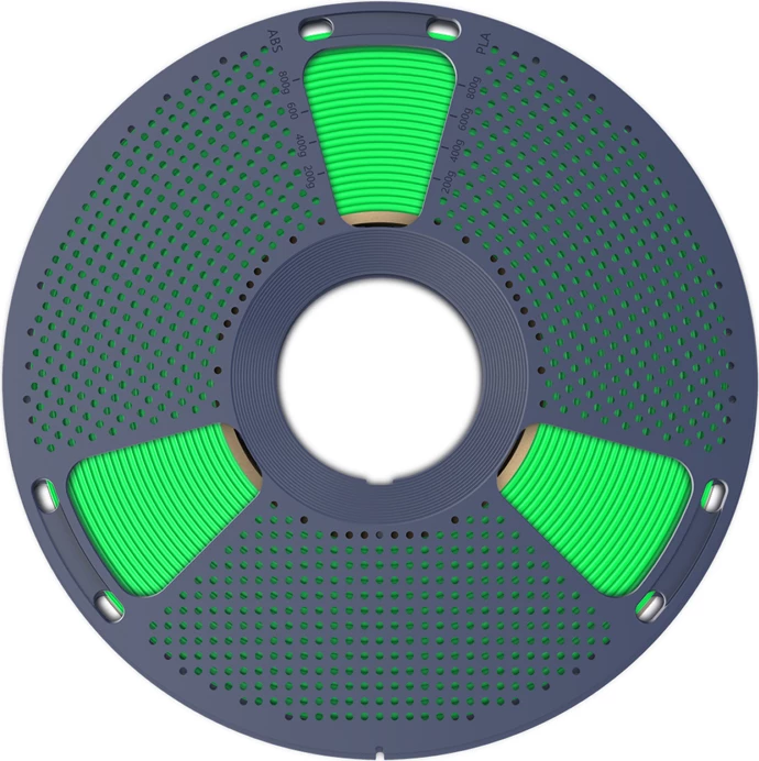 Filament PLA për printim 3D, Sunlu PLA Glow FG, 1.75 mm, 1 kg, Glow in the Dark, gjelbër