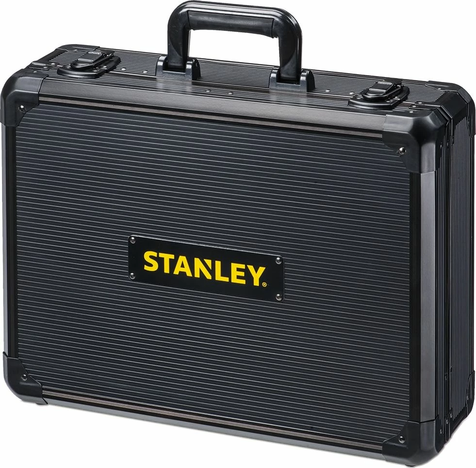 Set veglash Stanley STMT98109-1 142 copë, në valixhe alumini, zi/verdhë