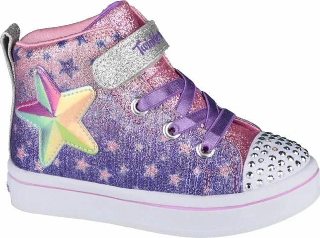 Këpucë fëmijë Skechers, vjollcë
