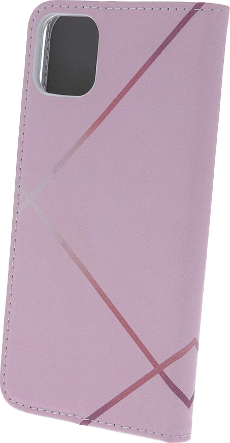 Mbështjellës flip ONASI Mistik për Samsung Galaxy A22 5G (A226), me magnet, PU, me stand dhe xhep karte, rozë