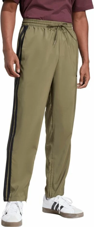 Pantallona sportive meshkuj adidas Essentials 3-Stripes Stanford Open Hem JE6401, olive