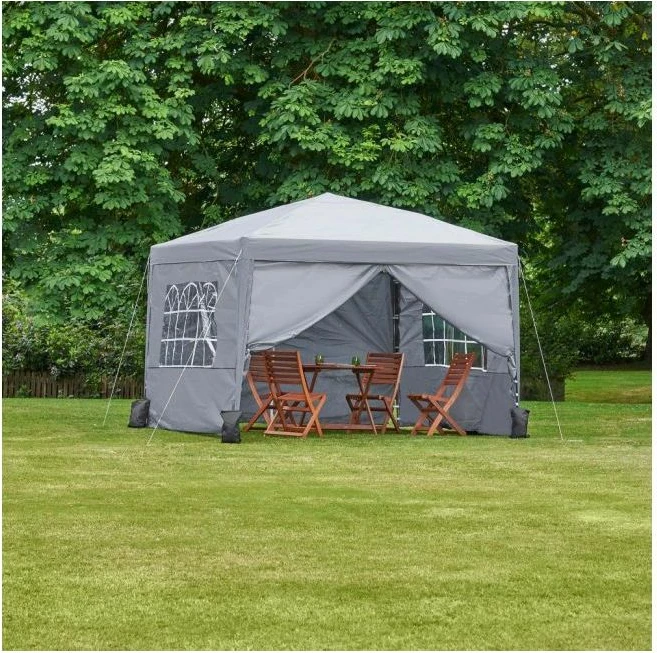 Pavijon pop-up VONHAUS 2500390 3x3m 294x294cm Grey