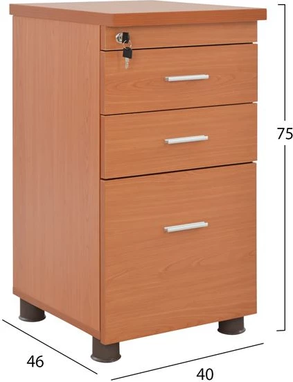 Sirtar profesional për zyre, ngjyrë qershie, FH2049.13, 40x52x60 cm