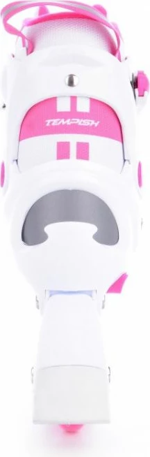 Rollera/Patina për vajza Tempish, të bardha dhe rozë