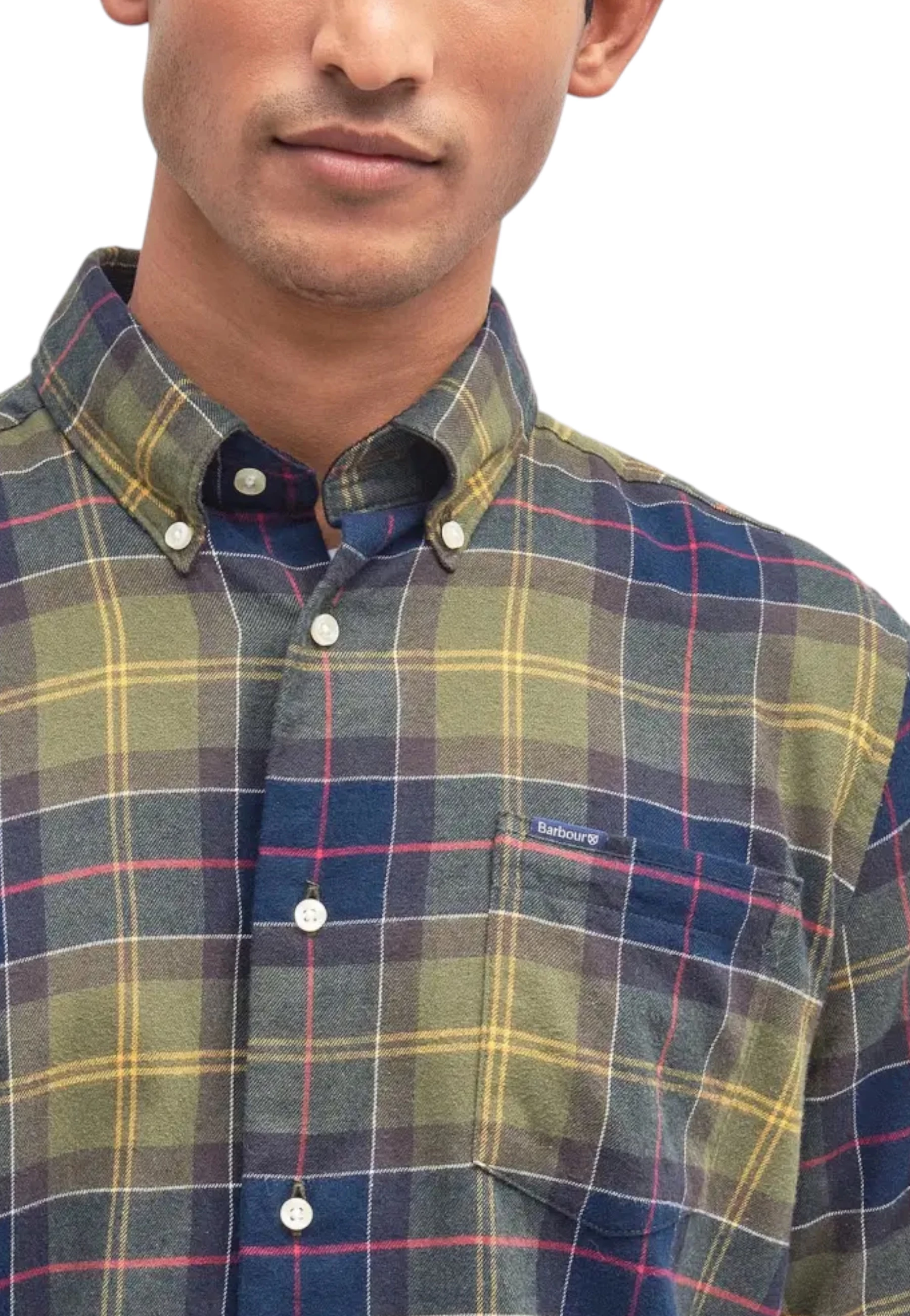Këmishë për meshkuj Barbour Fortrose Tailored MSH4991, e gjelbër [Madhësia: M]