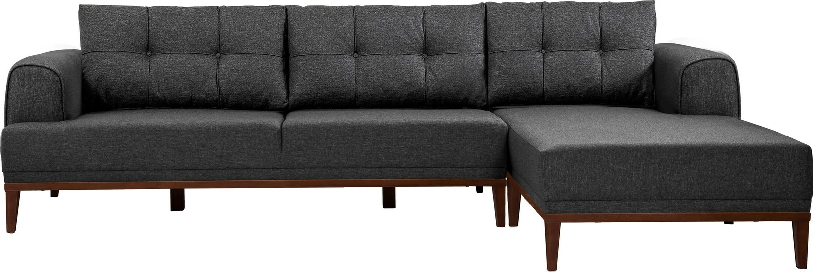 Këndore Atelier del Sofa, Vina, anthracite dhe walnut