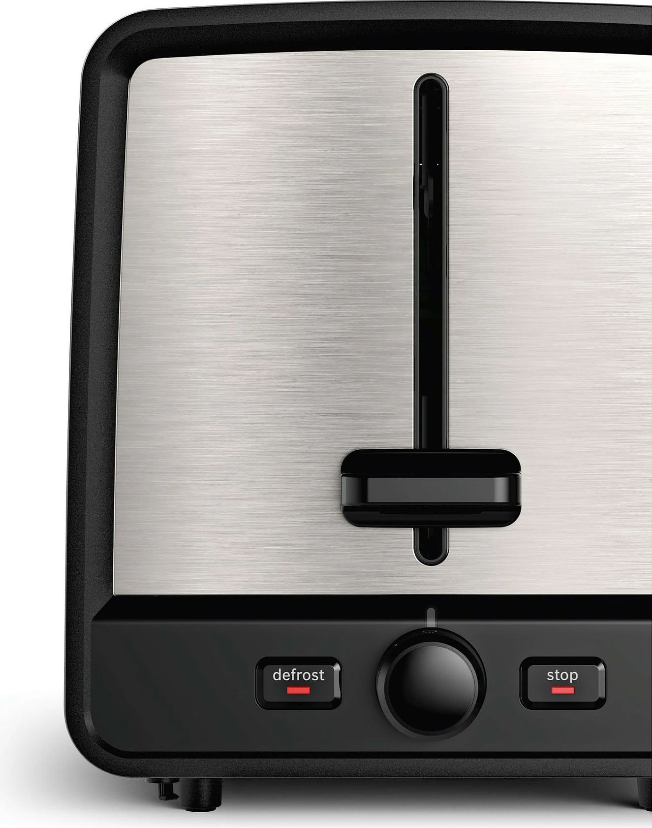 Toster Bosch TAT5P420 DesignLine, 2 feta, 970W, inox/zi