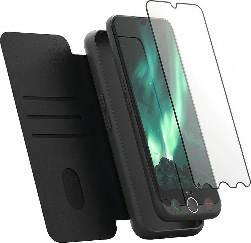Celular Doro Aurora A30 Plus, 6.1", 128GB, Bone