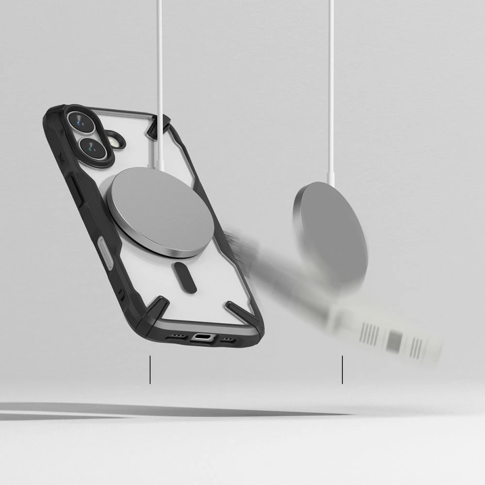 Mbështjellës Ringke Fusion X MagSafe për iPhone 16, i zi