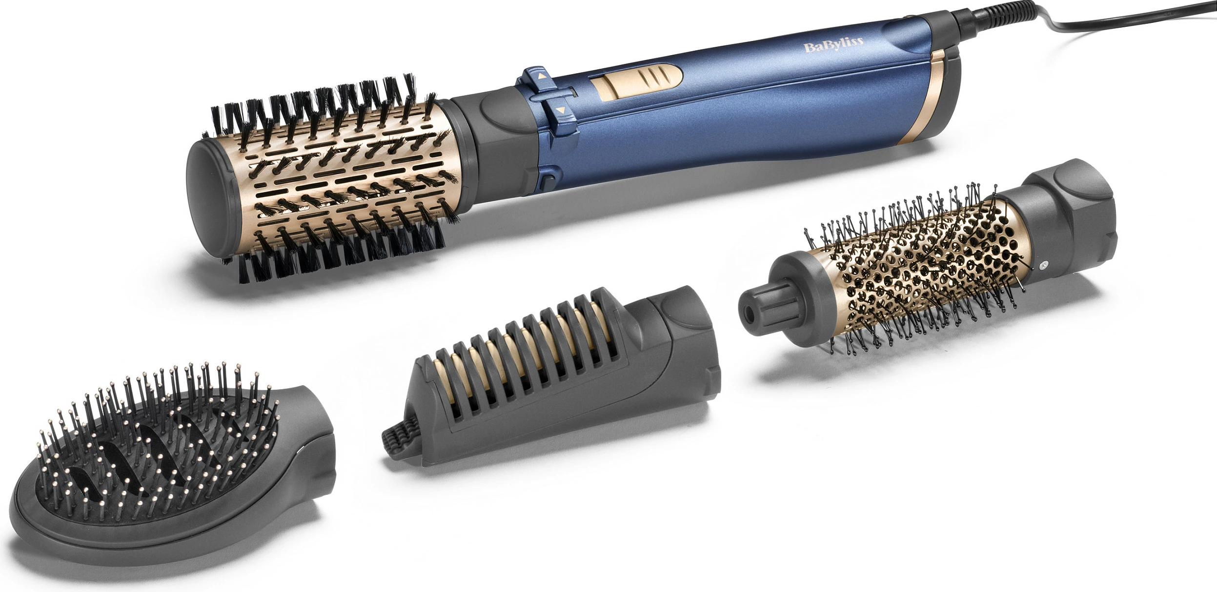 Furçë elektrike për flokë BaByliss Style Pro AS965E, me aksesorë, blu