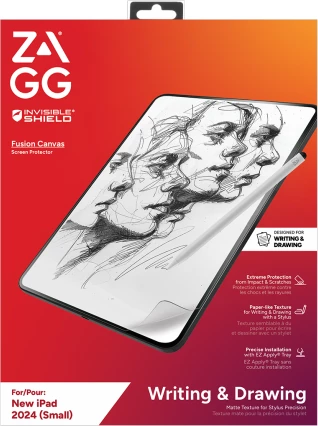 Mbrojtës ekrani Zagg InvisibleShield Fusion Canvas për iPad Pro 11" 2024, antibakterial, ndjesi letre