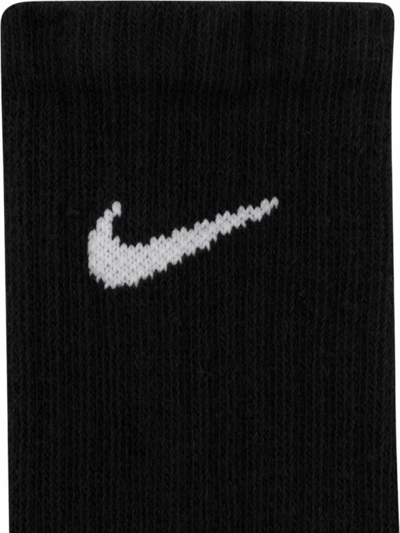Çorape për fëmijë Nike Everyday Cush Crew SX6910 010, të zeza, 6 palë