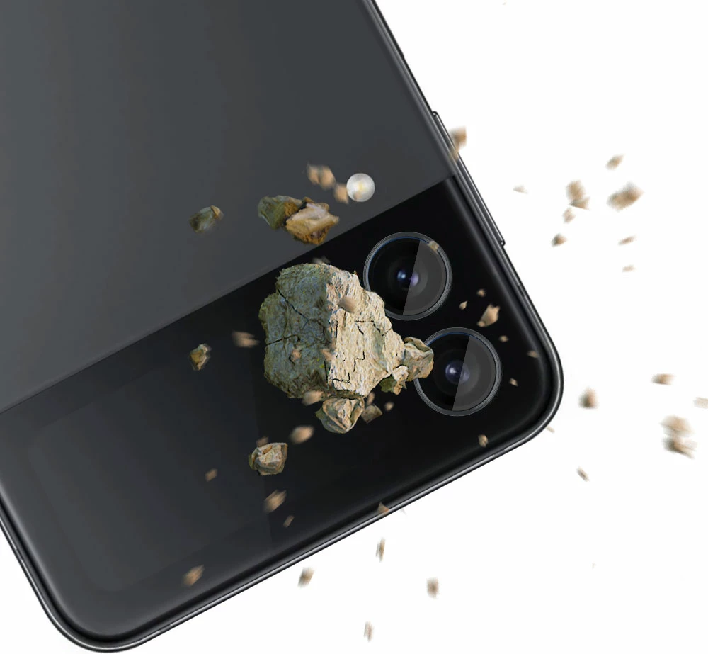 Mbrojtës xhami për kamerë 3mk Protection Lens Pro, për Samsung Galaxy Z Flip 4, Zi