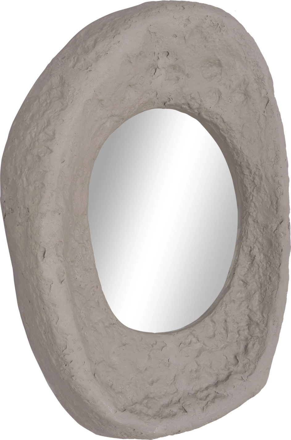 Pasqyrë muri RIFFE, fibër-cement, ngjyrë gri, 60x13x85cm