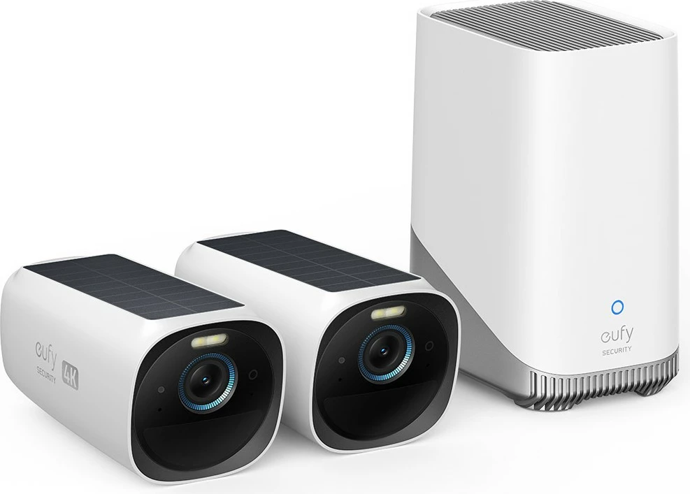 Kamerë sigurie Anker Eufycam 3 (2+1), wireless, solar, bardhë