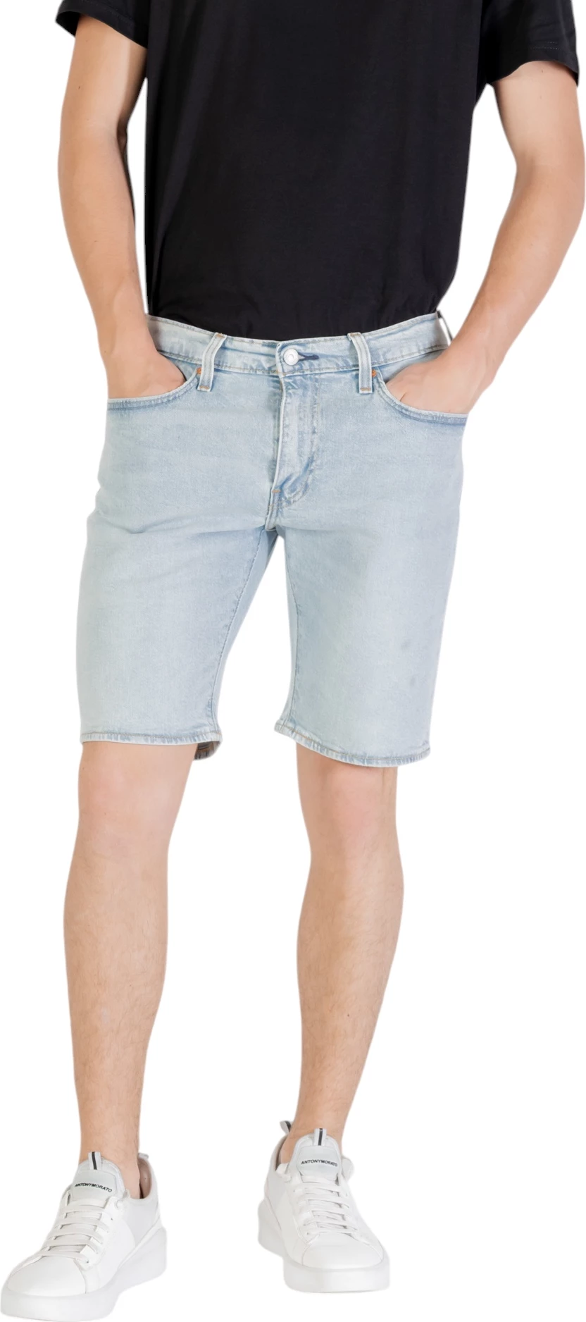 Shorce për meshkuj Levi's 405 Standard Shorts 39864-0195, xhins i çelët [Madhësia: W29]