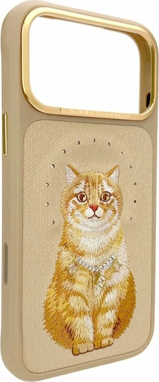 Kutí iPhone Nimmy Lucky Fashion Cat MagSafe, kafe, iPhone 17 Pro
