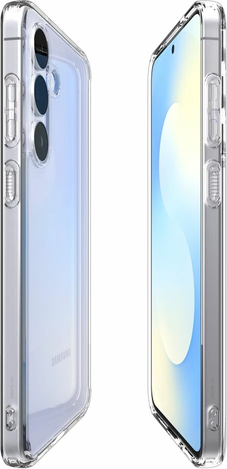 Mbështjellës Spigen Ultra Hybrid për Samsung Galaxy S25 FE, hibrid TPU+PC, transparent, 1 copë