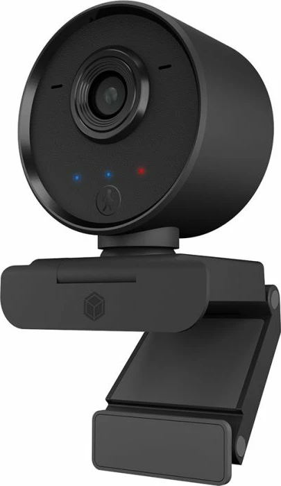 Webkamerë ICYBOX IB-CAM502-HD Full HD 1080p 30fps, AI auto-tracking 350°, mikrofon stereo, USB 1.70 m, me telekomandë, e zezë, set 2 copë