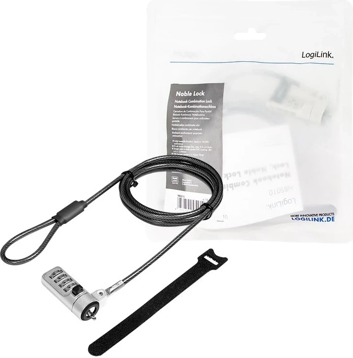 Kabull sigurie për laptop Logilink, 2.0m