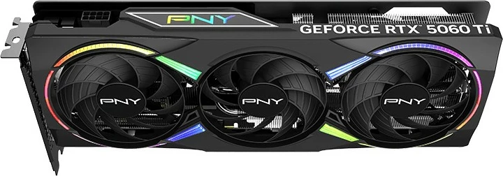Kartelë grafike PNY RTX 5060 Ti VERTO ARGB OC 16GB GDDR7 e zezë