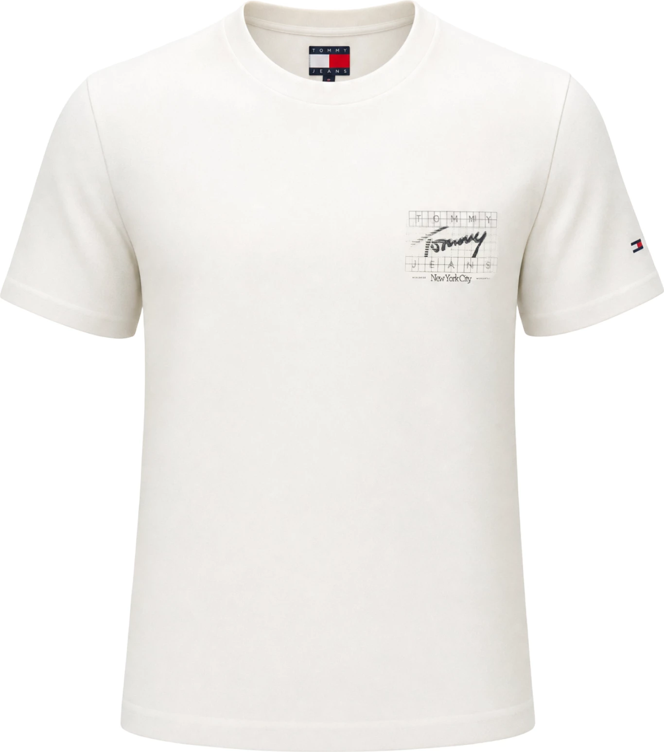 Maicë për meshkuj Tommy Hilfiger Jeans DM0DM23177, krem [Madhësia: XL]